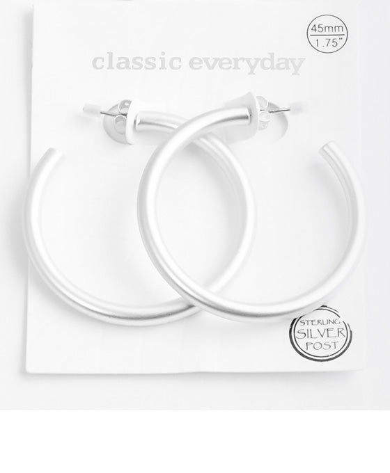 45mm Tube Hoop Earring