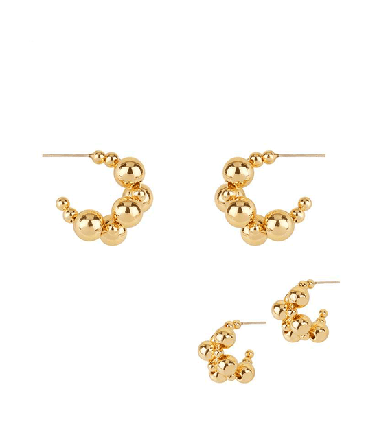 CCB Sterling Silver 20mm Hoop Earring