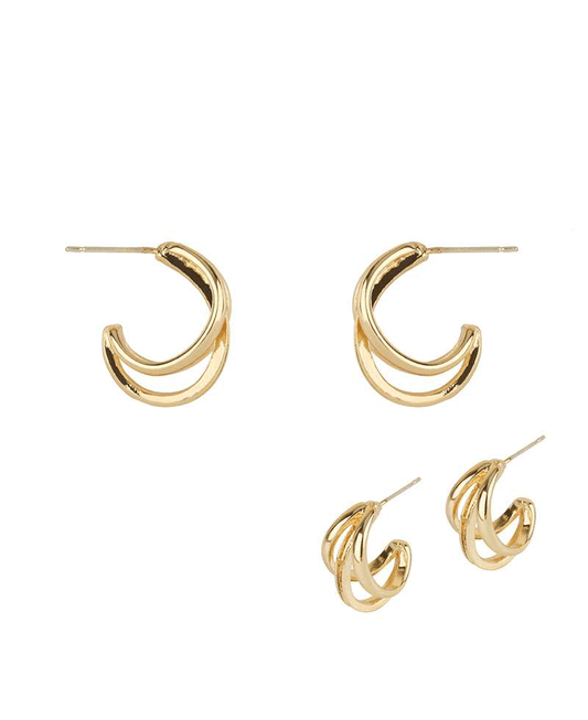 15mm Sterling Silver Hoop Earring