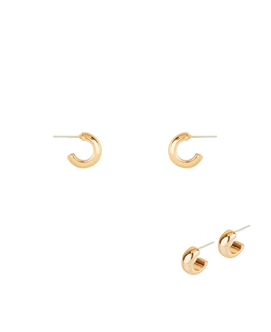 13mm Sterling Silver Hoop Earring