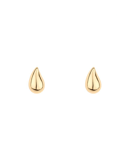 Teardrop Sterling Silver Post Earring