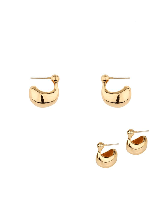 Metal Sterling Silver Post Earring