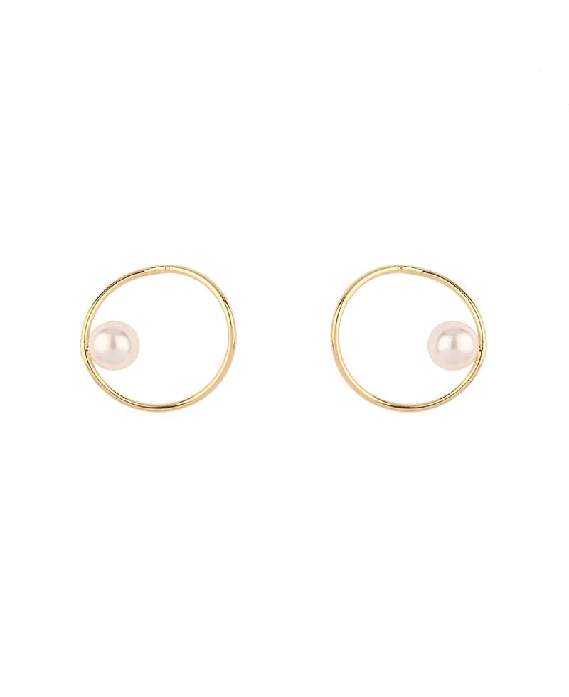 Pearl Sterling Silver Post Earring