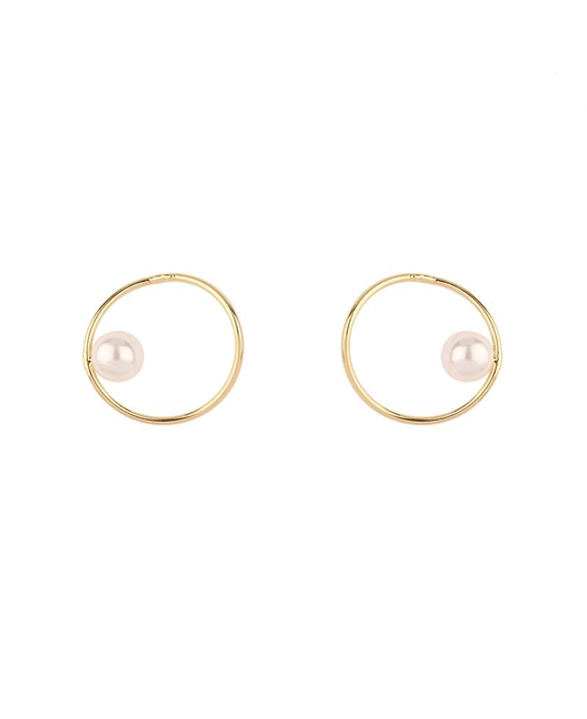 Pearl Sterling Silver Post Earring