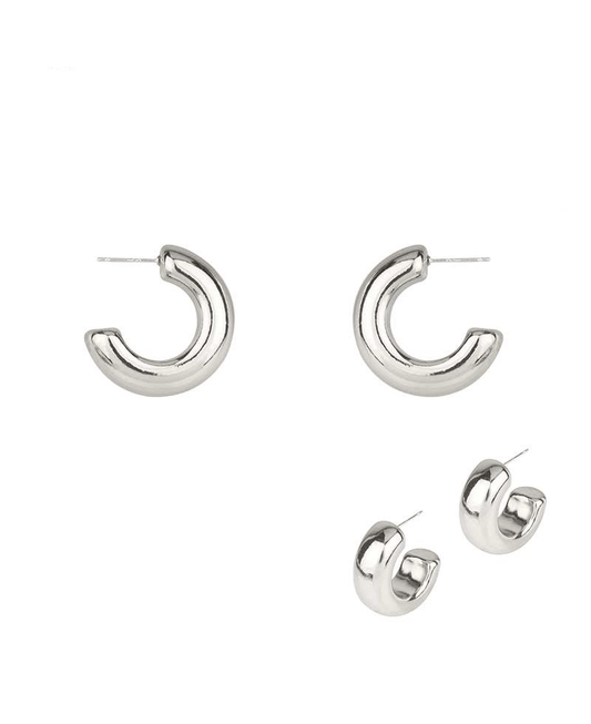 Sterling Silver 27mm Hoop Earring