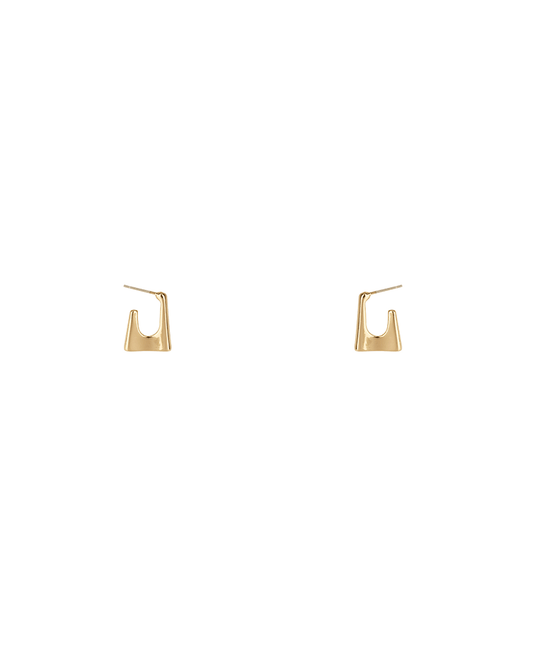 Metal Sterling Silver Hoop Earring