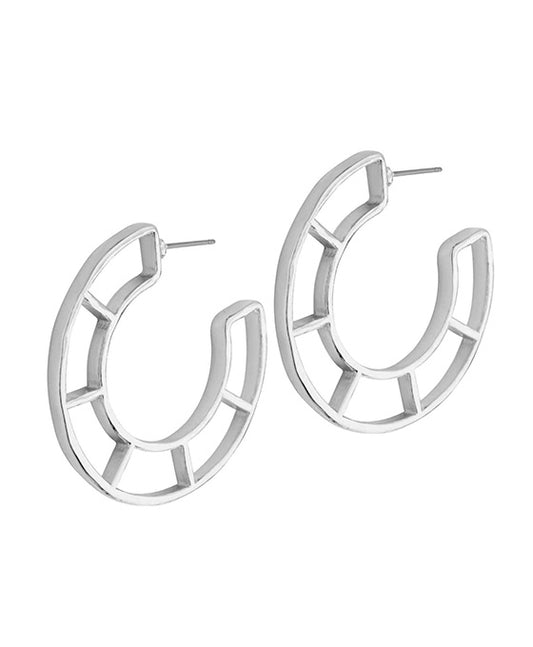 40mm Open Metal Hoop Earring