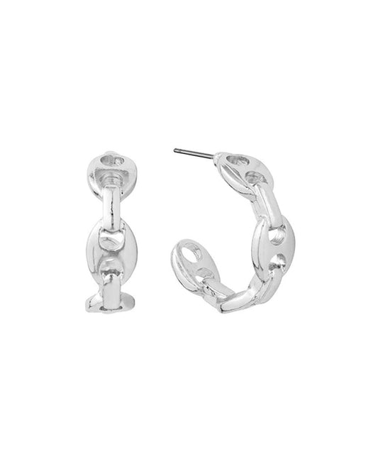 25mm Metal Mariner Hoop Earring