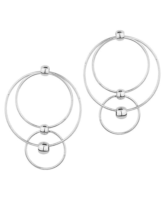 Metal Wire w/ Ball Post Earring