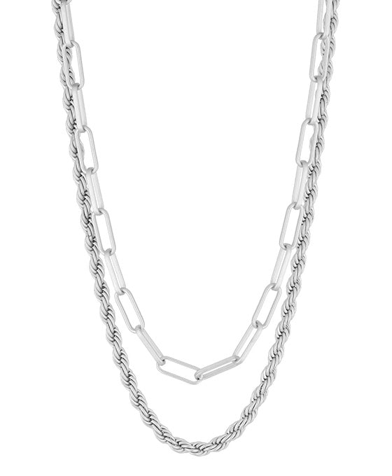 Metal Rope Link Multiway Necklace