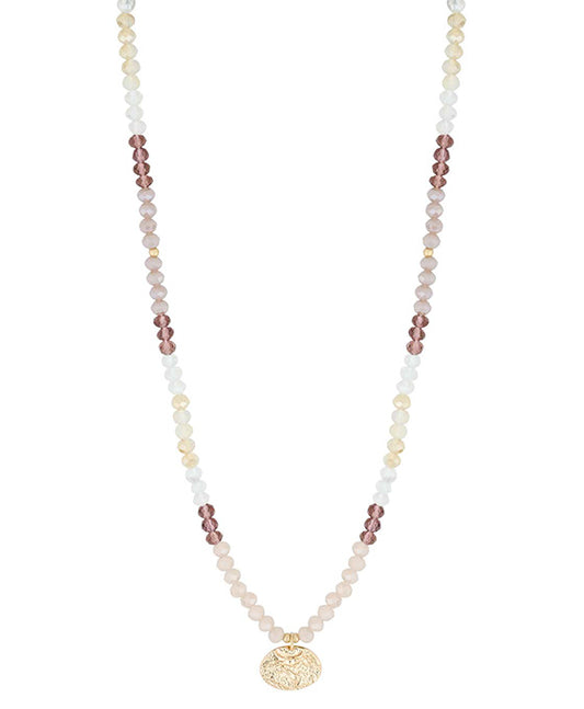Glass Ombre Short Necklace