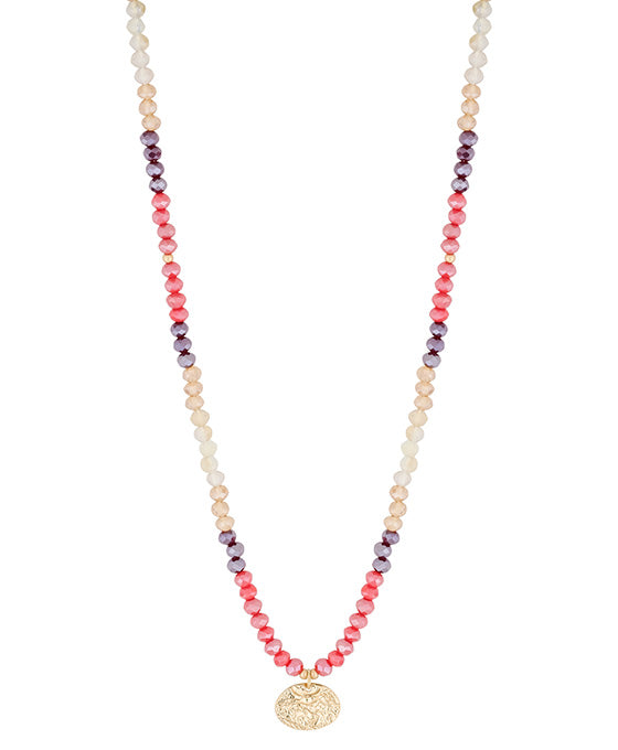 Glass Ombre Short Necklace