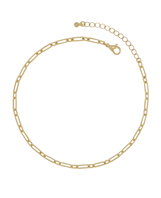 Thine Clip Chain Metal Anklet