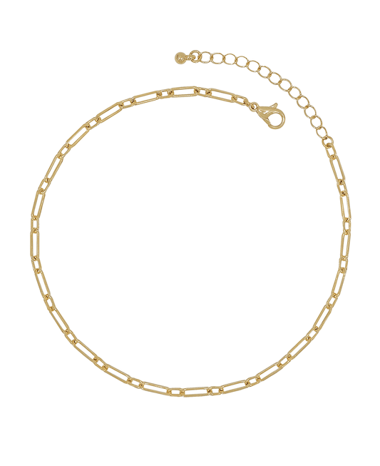 Thine Clip Chain Metal Anklet