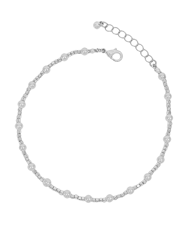 Pearl & Metal Anklet