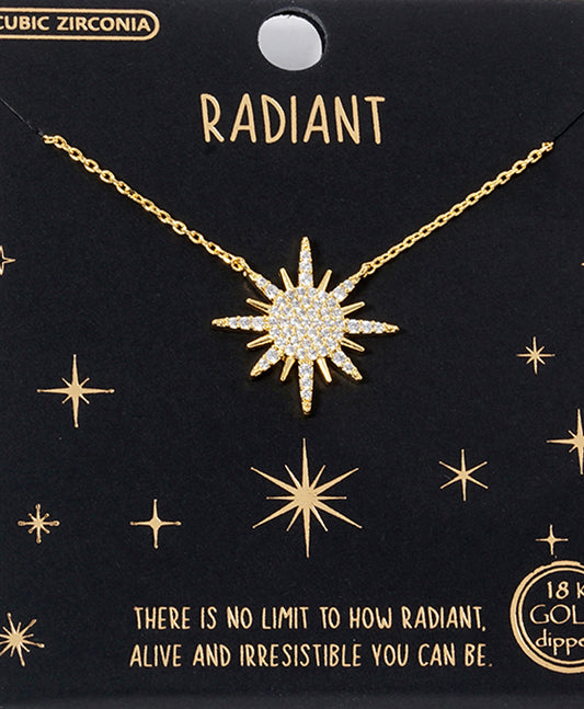 Shining Pave CZ Necklace