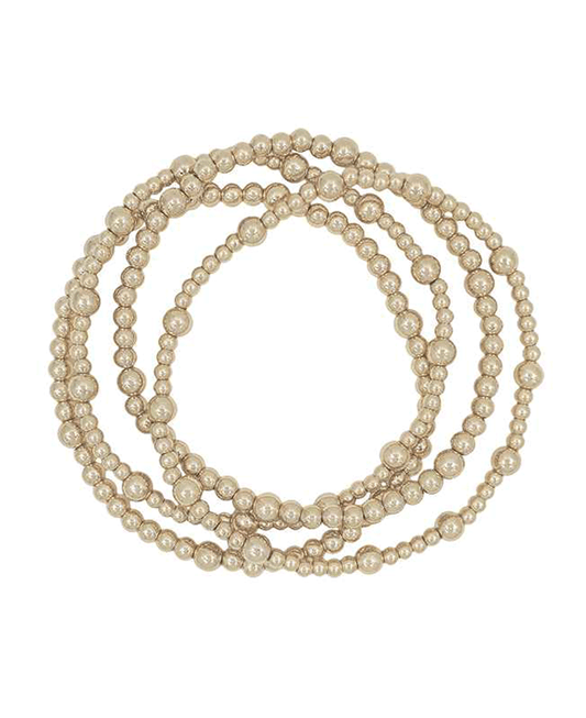 5mm CCB Ball Accent CCB Stretch Bracelet