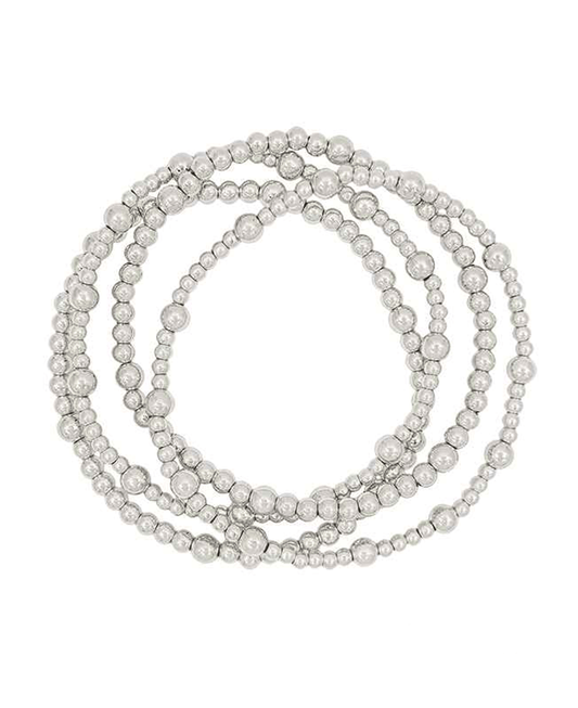 5mm CCB Ball Accent CCB Stretch Bracelet