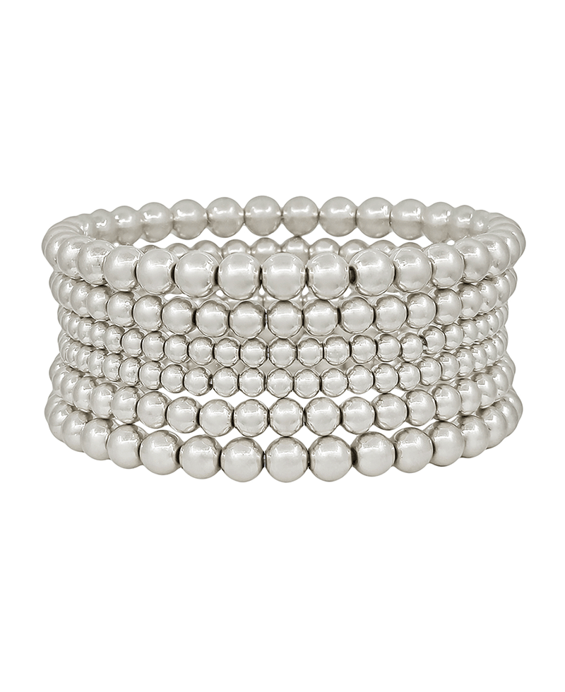 Multi CCB 6 Set Stretch Bracelet