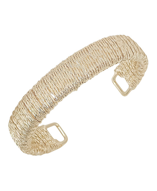 Metal Wrapped Adjustable Cuff