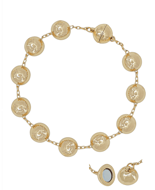 10mm CCB w/ Chain Magnetic Closure Bracelet