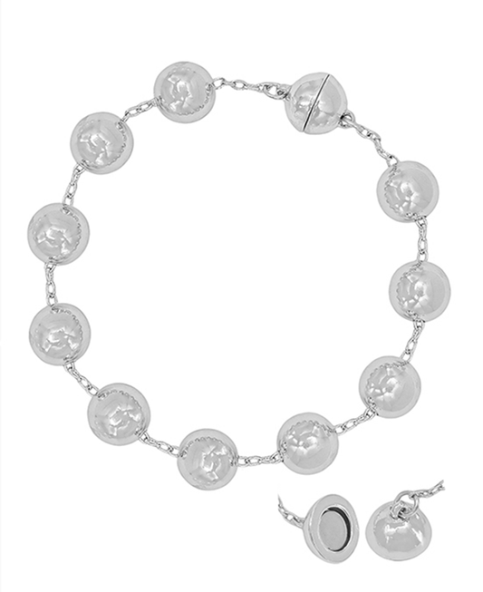 10mm CCB w/ Chain Magnetic Closure Bracelet