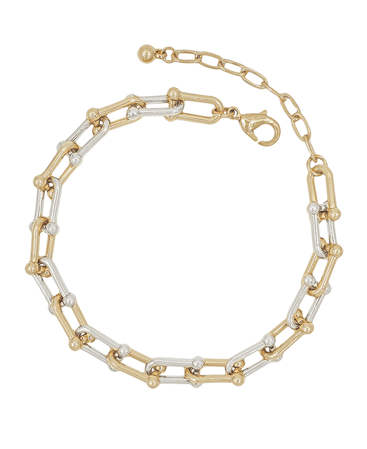 12mm Metal Chain Bracelet