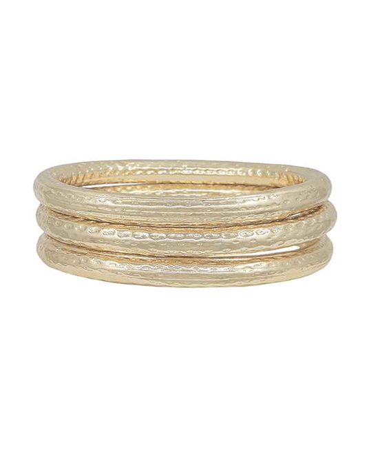 Hammered Texture Metal Bangle