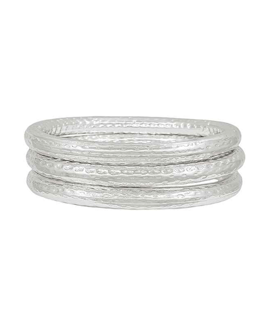 Hammered Texture Metal Bangle