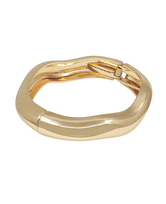 15mm Waved Metal Hinge Bracelet