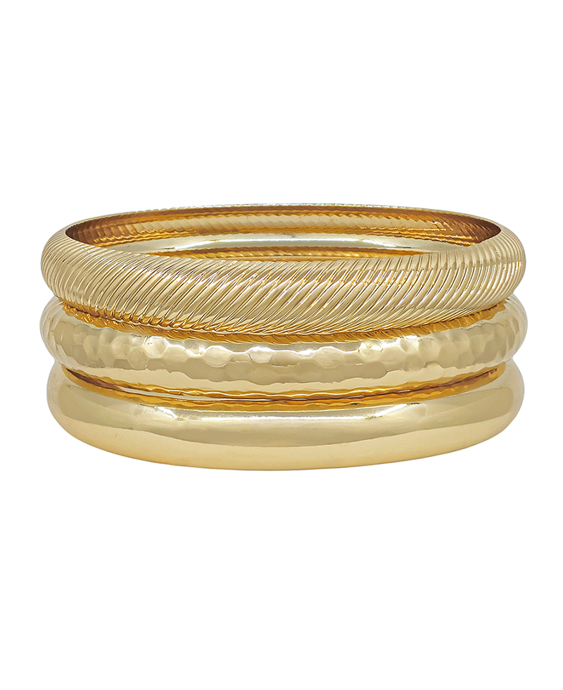 Texture Metal 3 Set Bangle