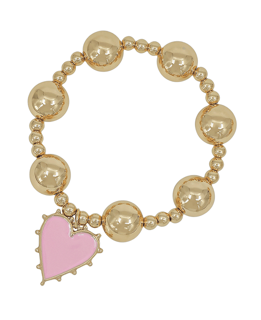 Heart Epoxy Multi CCB Bracelet