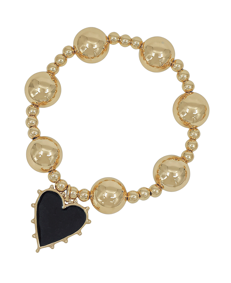 Heart Epoxy Multi CCB Bracelet