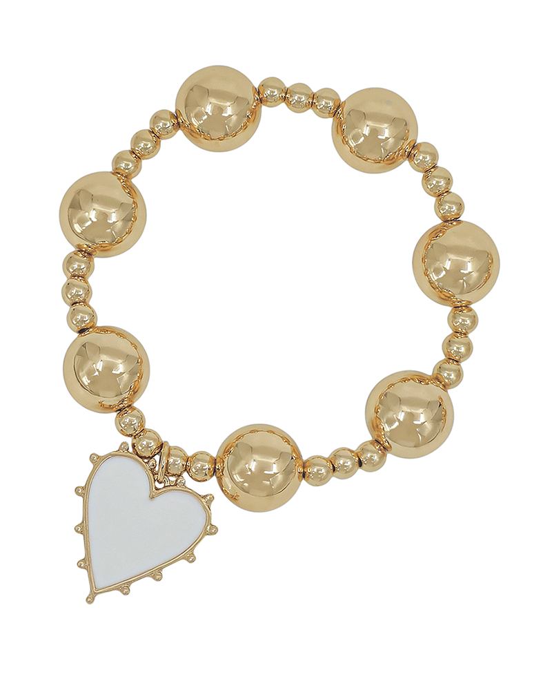 Heart Epoxy Multi CCB Bracelet