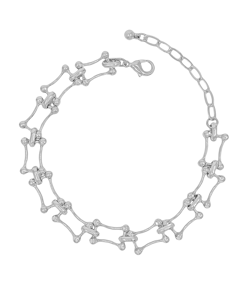 Metal Ball Accent Chain Bracelet