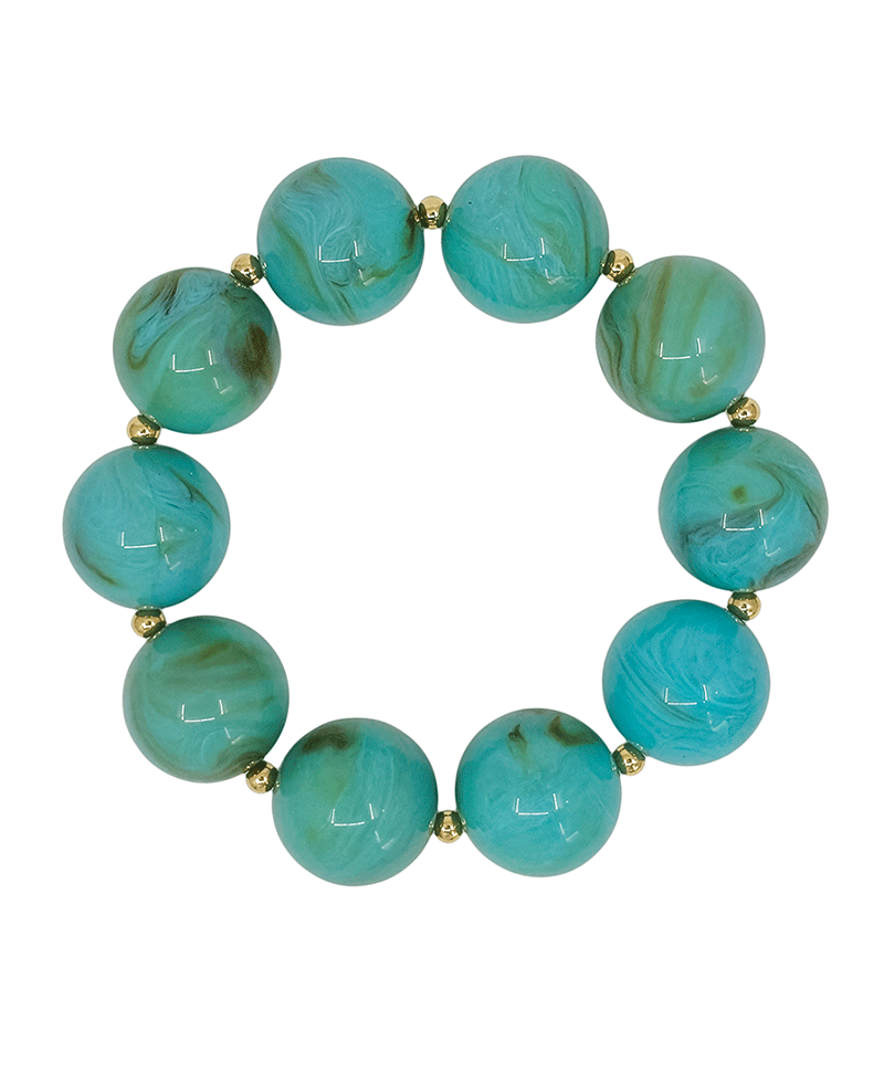 20mm Resin Ball Stretch Bracelet