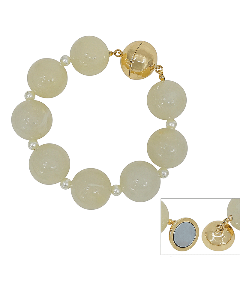 20mm Resin Ball Magnetic Bracelet