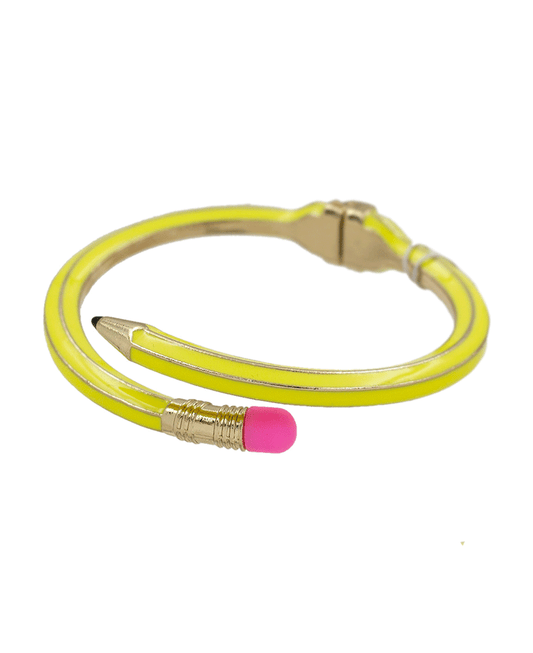 Enamel Pencil Cuff Bracelet
