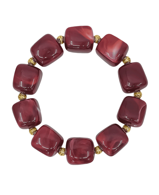 16mm Resin Stretch Bracelet