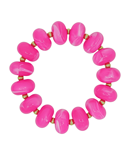 20mm Resin Beaded Stretch Bracelet
