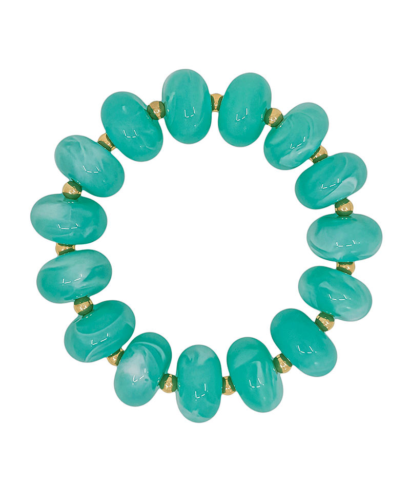 20mm Resin Beaded Stretch Bracelet