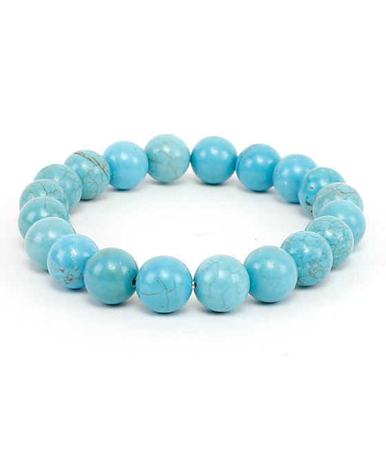 10mm Stone Stretch Bracelet
