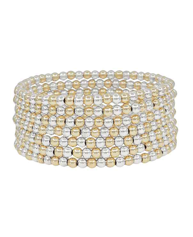 4mm CCB Stretch 7 Set Bracelet