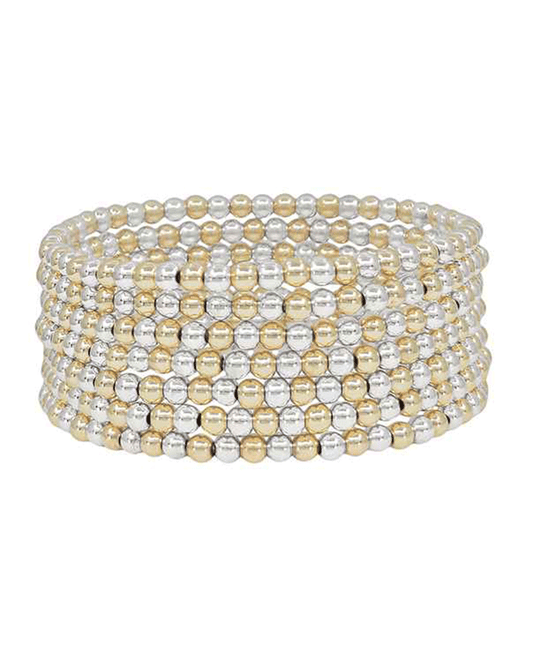 4mm CCB Stretch 7 Set Bracelet