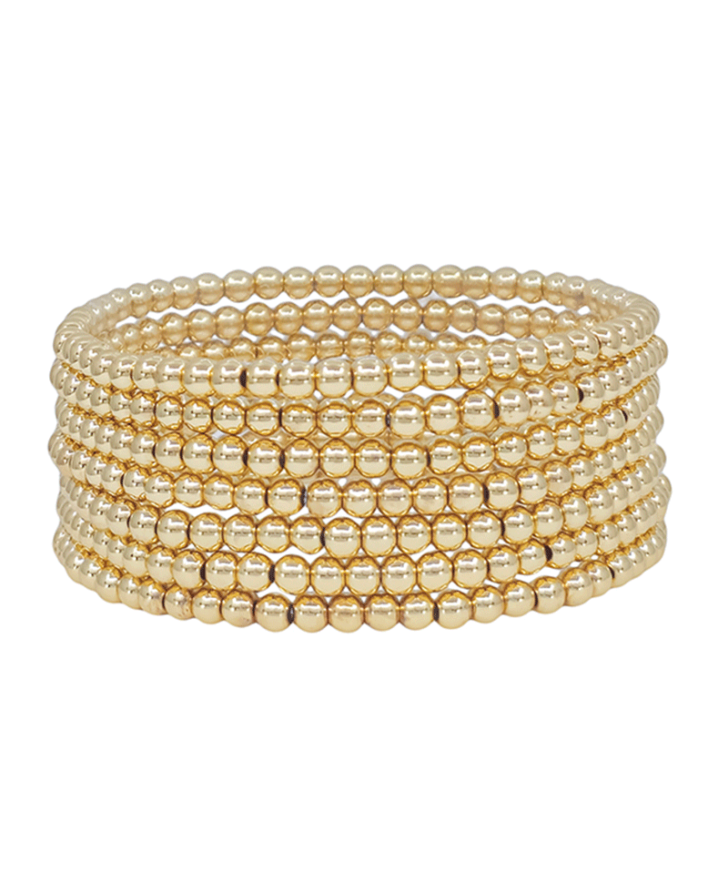 4mm CCB Stretch 7 Set Bracelet