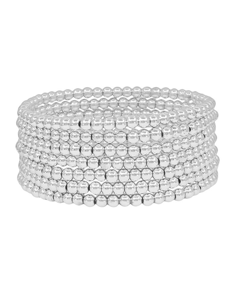 4mm CCB Stretch 7 Set Bracelet