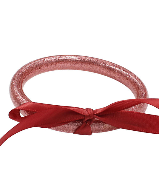 Thick Glitter Tube Jelly Bangle Bracelet