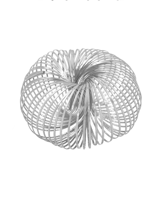 Steel Sprint Coil Bracelet