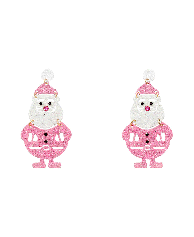 Santa Claus Earring - 2.4"