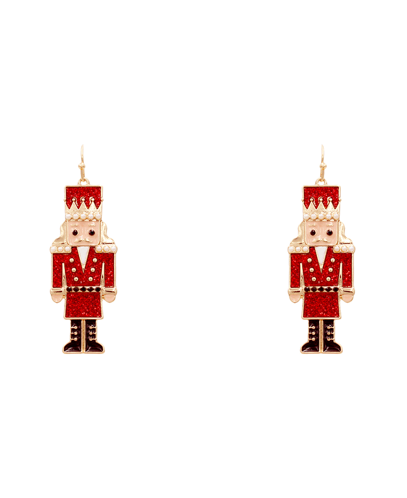 Nutcracker Earring - 2.2"